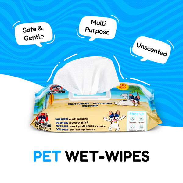 Pet Wipes for Dogs & Cats - 100ct