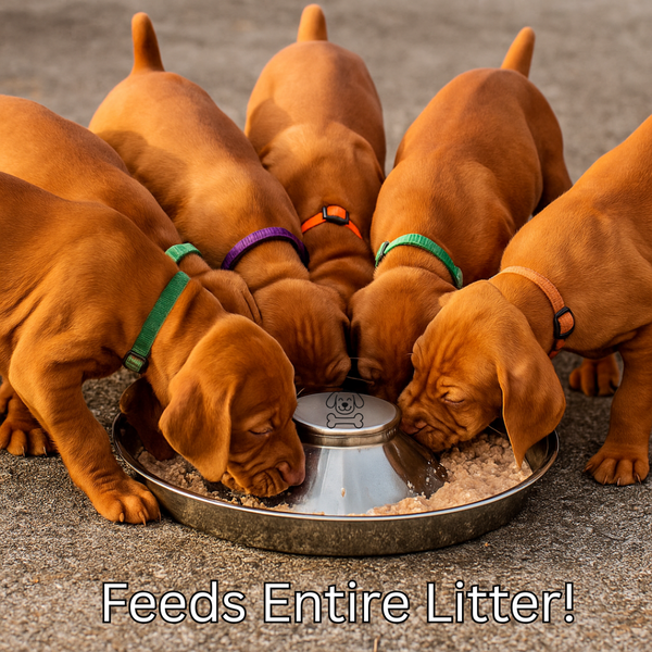 Puppy Bowl for Litters, Slow Feeding Bowl with Grip - 2 Pack - COMING SOON