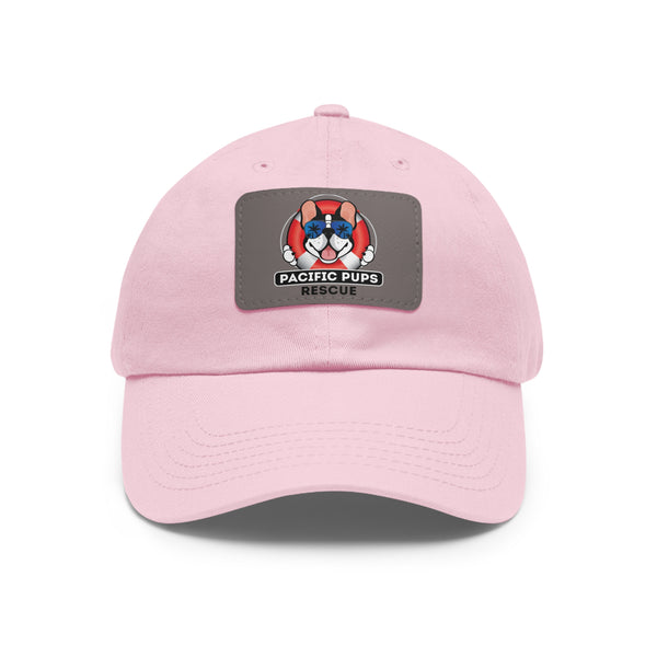 Dad Hat with Faux Leather Patch