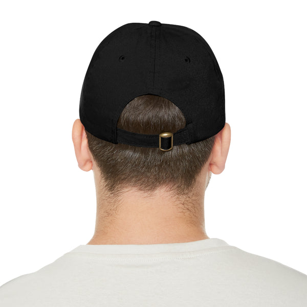 Dad Hat with Faux Leather Patch