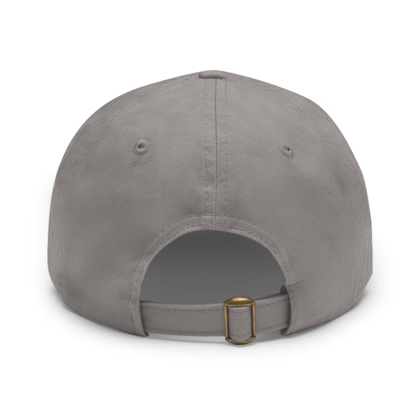 Dad Hat with Faux Leather Patch