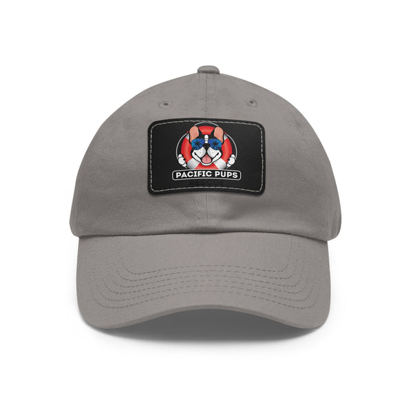 Dad Hat with Faux Leather Patch