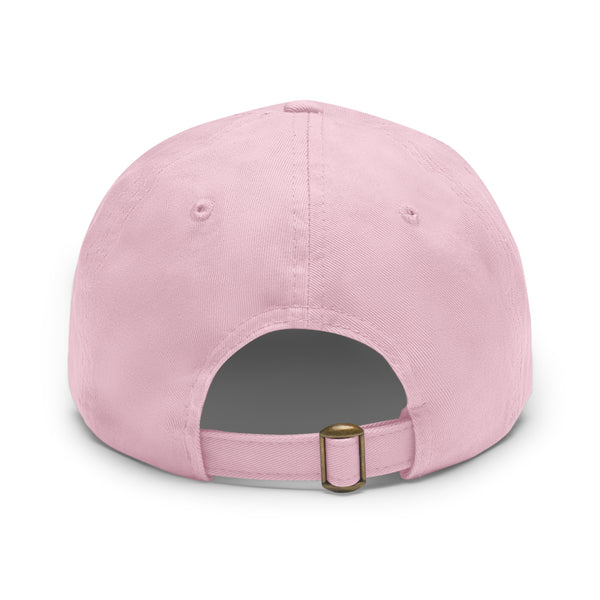 Dad Hat with Faux Leather Patch