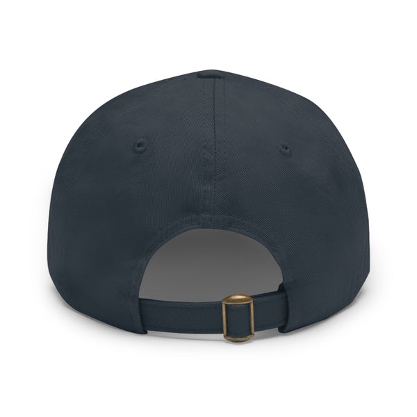 Dad Hat with Faux Leather Patch