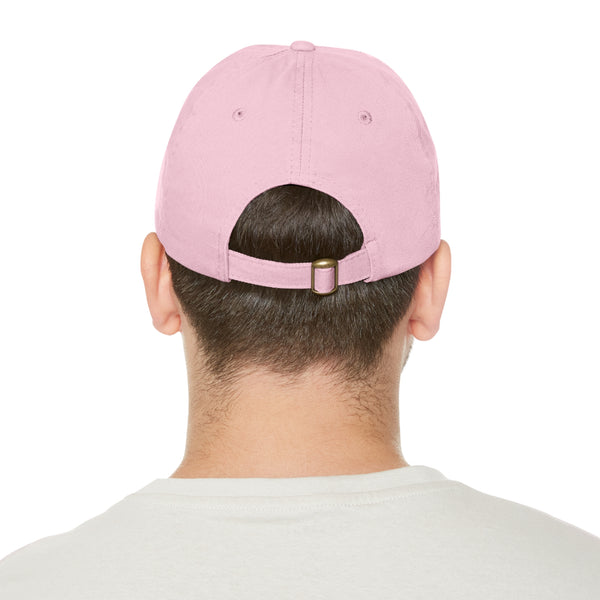 Dad Hat with Faux Leather Patch