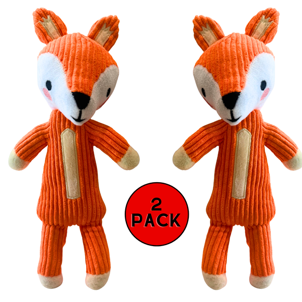 Woodland Animals Dog Plush Toy with Squeakers - COMING SOON