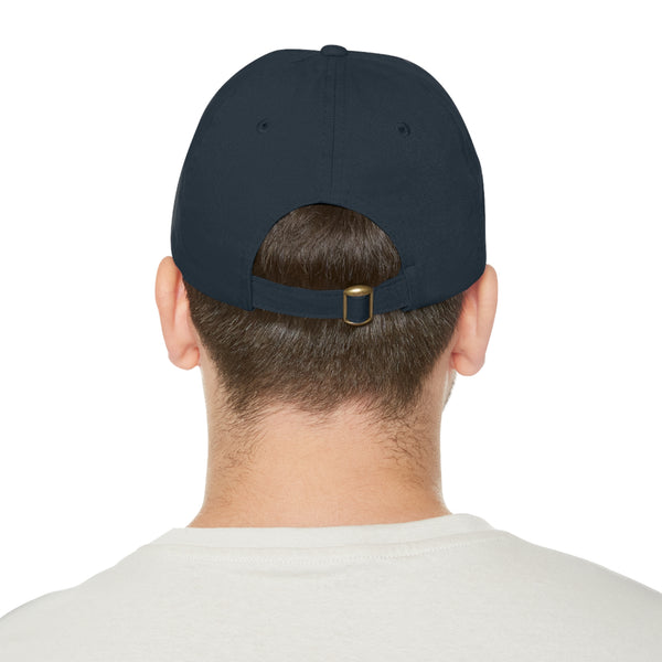 Dad Hat with Faux Leather Patch