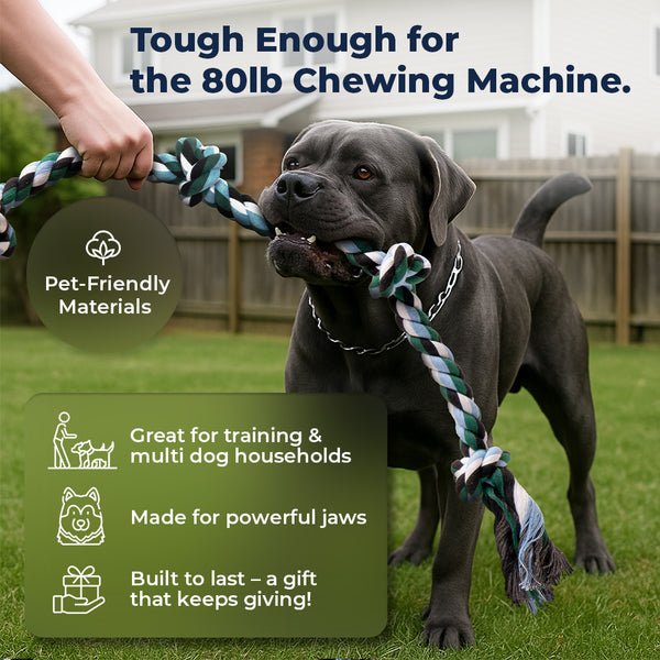 XXL 6 Knot Giant Dog Rope (for XL and XXL Dogs)