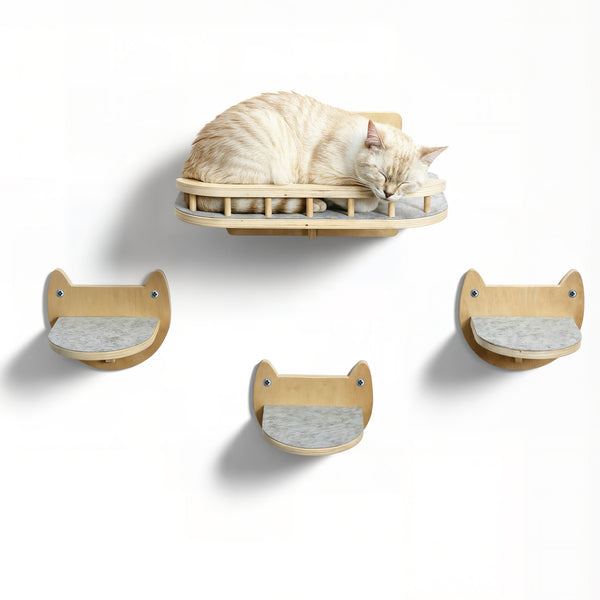 Cat Wall Steps & Shelf